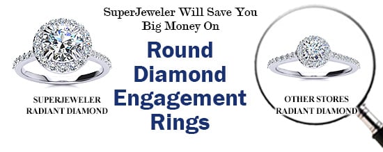 SuperJeweler Will Save You Big Money On Round Diamond Engagement Rings