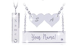 Personalized Necklaces In Sterling Silver