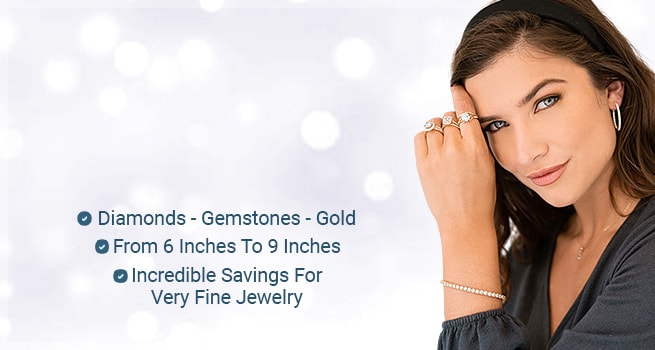 Gorgeous Bracelets From SuperJeweler, Diamonds Gemstones Gold, From 6 Inches to 9 Inches, Incredible Savings For Very Fine Jewelry