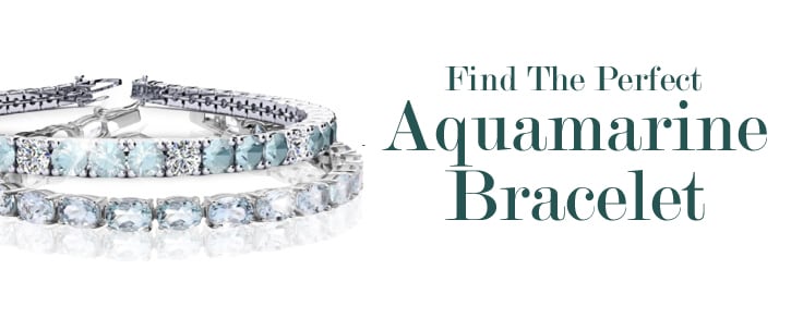 aquamarine Bracelet | March Birthstone| SuperJeweler.com