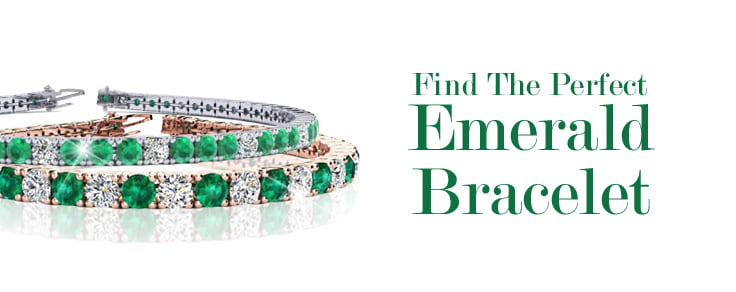 emerald Bracelet | March Birthstone| SuperJeweler.com