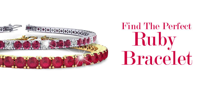 ruby bracelet | July Birthstone| SuperJeweler.com