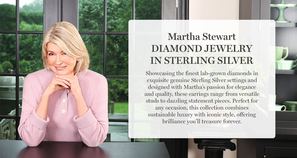 Martha Stewart Diamond Jewelry In Sterling Silver