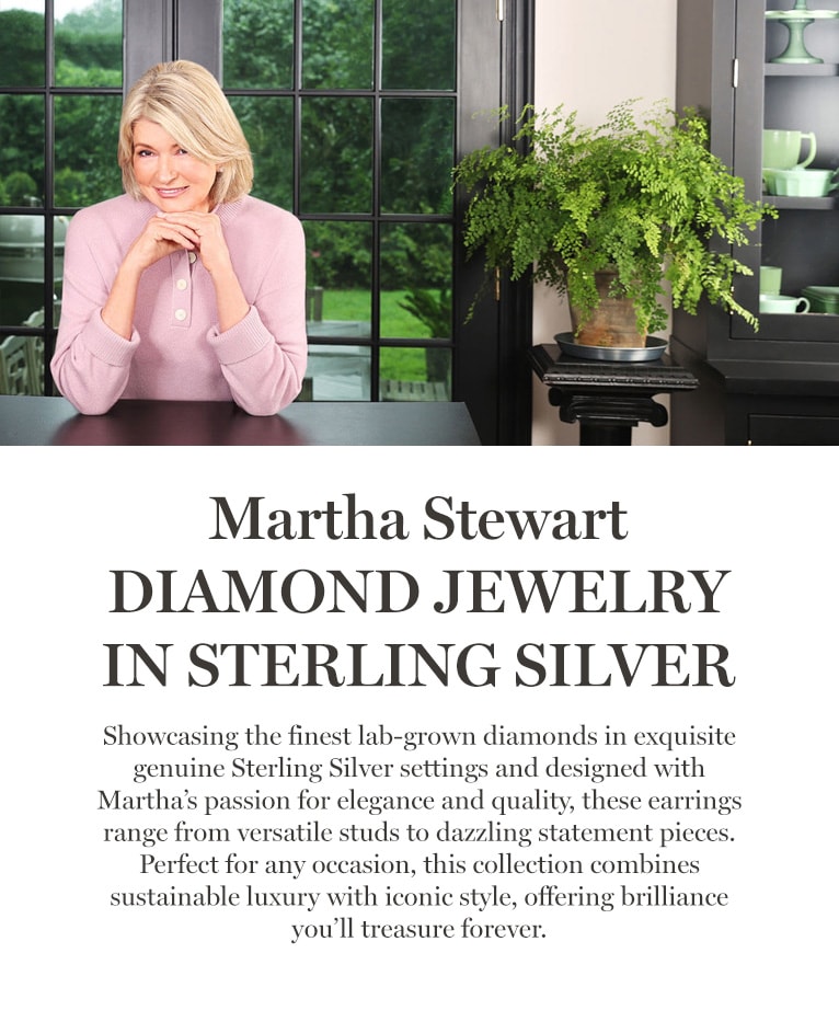 Martha Stewart Diamond Jewelry In Sterling Silver