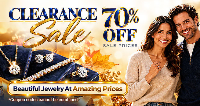 Clearance Sale - 70% Off Sale Prices - Beautiful jewelry at amazing prices - Shop Now!