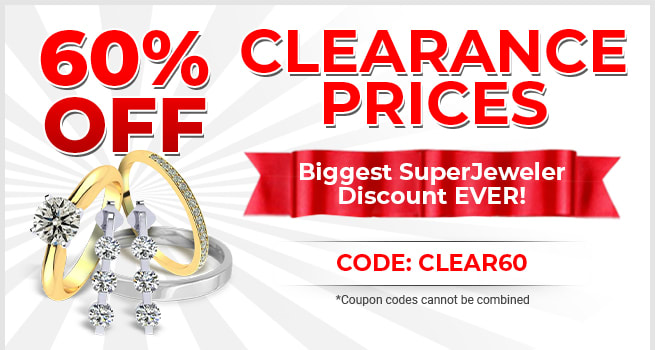 60% Off Clearance Prices - Biggest SuperJeweler Discount EVER! - CODE: CLEAR60