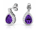 Amethyst Earrings: Dazzling February Sparkle