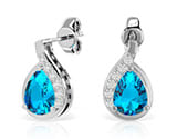 Blue Topaz Earrings: Sparkling December Magic