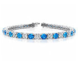 Blue Topaz Bracelets: Winter Wonderland on Your Wrist