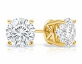 Yellow Gold Stud Earrings