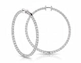 Diamond Hoop Earrings