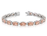 Morganite Bracelets: Stackable Blush Romance