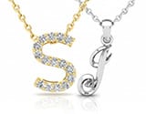 Diamond Initial Necklace