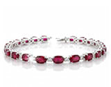 Ruby Bracelets: Stackable Birthstone Passion