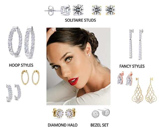 Style of Lab Grown Diamond Earrings