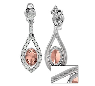 Personalize Your Morganite Earrings