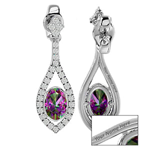 Personalize Your Mystic Topaz Earrings