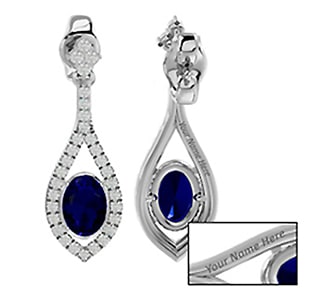 Personalize Your Sapphire Earrings