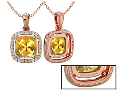 Personalize Your Citrine Necklace