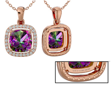 Personalize Your Mystic Topaz Necklace