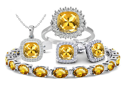 Citrine Gemstone Jewelry