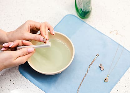 How to Clean your Morganite Earrings