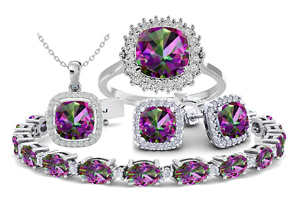 Mystic Topaz Gemstone Jewelry