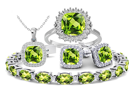 Peridot Gemstone Jewelry