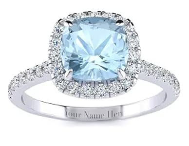 Personalize Your Aquamarine Ring