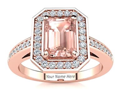 Personalize Your Morganite Ring