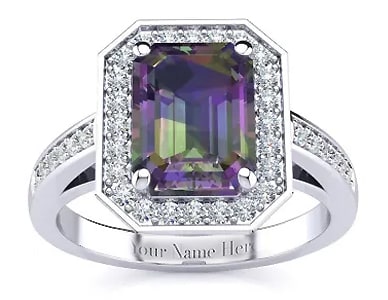 Personalize Your Mystic Topaz Ring
