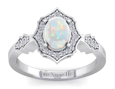 Personalize Your Opal Ring