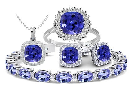 Tanzanite Gemstone Jewelry