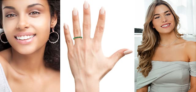 How to Wear an Emerald Eternity Band