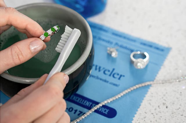 How to Clean an Emerald Eternity Band