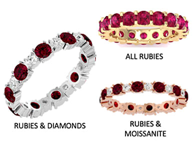 Ruby Eternity Band