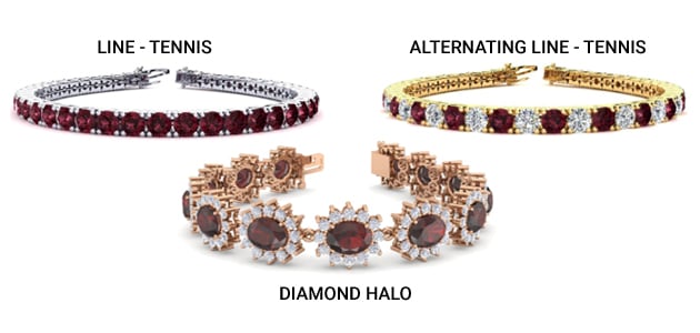 Garnet Bracelet | January Birthdays And Garnet Lovers Will Love