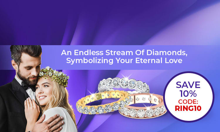 Eternity Ring - An Endless Style Ring, Symbolizing Your Everlasting Love - Save 10% Code:RING10