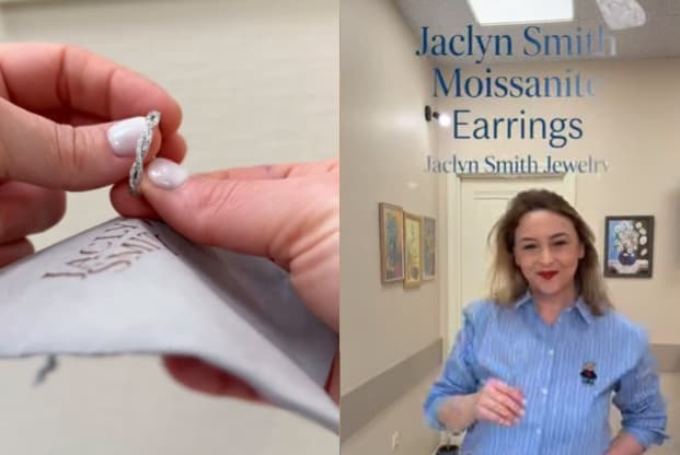 Jaclyn Smith Moissanite Earrings