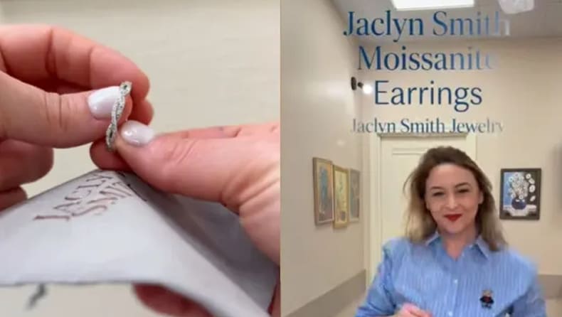 Jaclyn Smith Moissanite Earrings