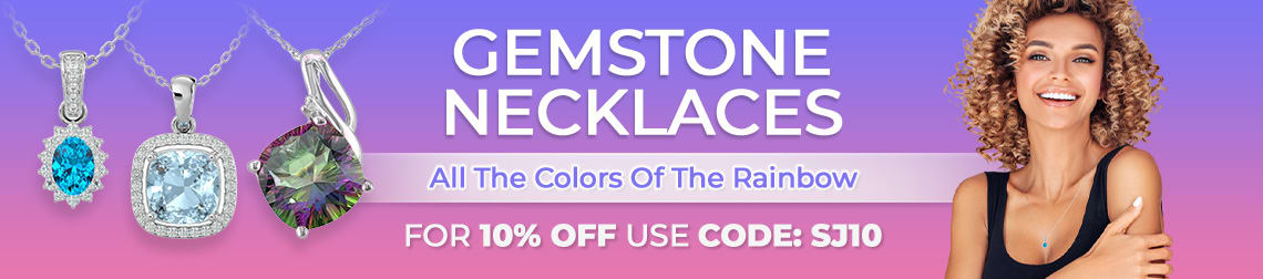Gemstone Necklaces - All the colours of the Rainbow - For 10% Off Use Code:Sj10