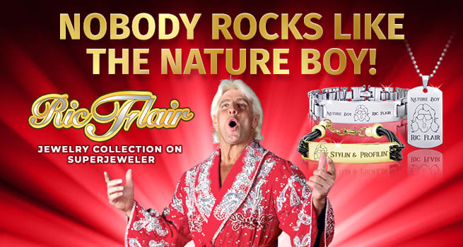 Nobody Rocks Like The Nature Boy !   Ric Flair's Jewelry Collection On SuperJeweler   Ric Will Rock You All Night Long!