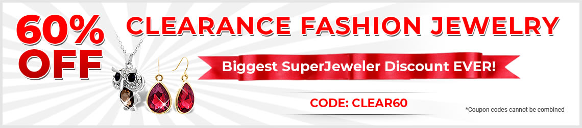 60% Off Clearance Prices - Biggest SuperJeweler Discount EVER! - CODE: CLEAR60