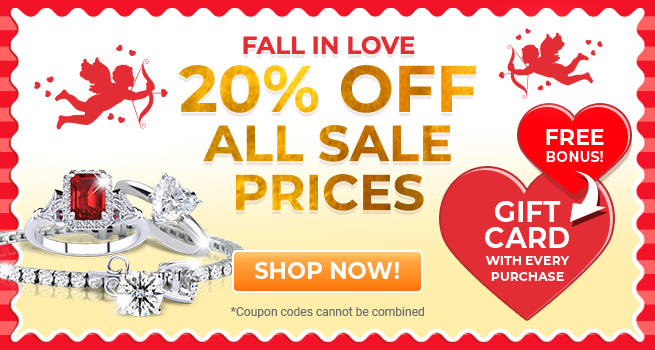 Fall In Love. 20% Off All Sale Prices. Rings-Earrings-Necklaces-Bracelets-Everything!  Code: LOVE20 - Shop Now!