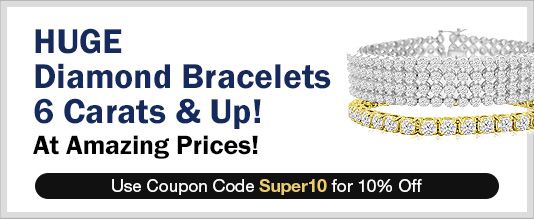 HUGE Diamond Bracelets 6 Carats & Up!