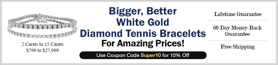White Gold Diamond Tennis Bracelets