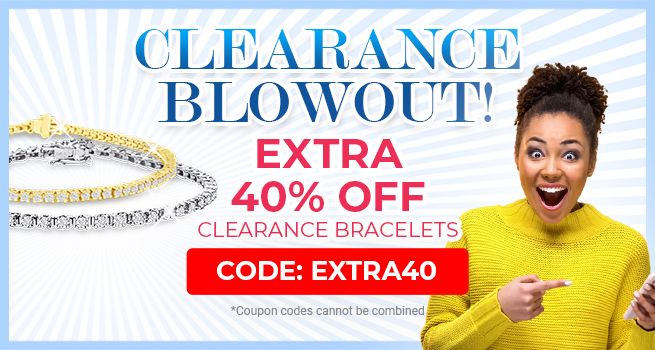 Clearance Blowout! Extra 40% Off Clearance Jewelry - Code: Extra40 - Shop Now!