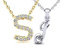 Diamond Initial Necklace
