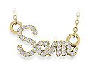 Diamond Name Necklace
