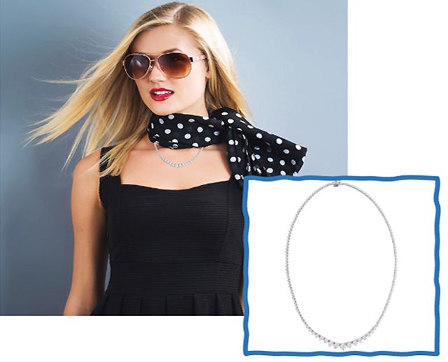How to Wear a Lab Grown Diamond Eternity Necklace